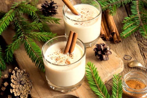 hot tub drink - holiday egg nog