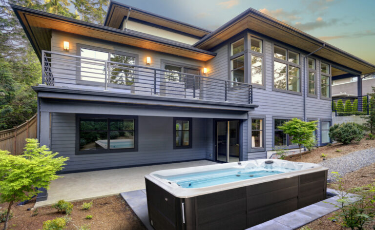 Gorgeous Jacuzzi Swim Spa Installation in the Spring