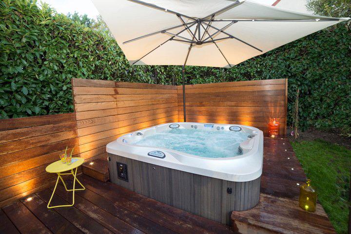 backyard hot tubs