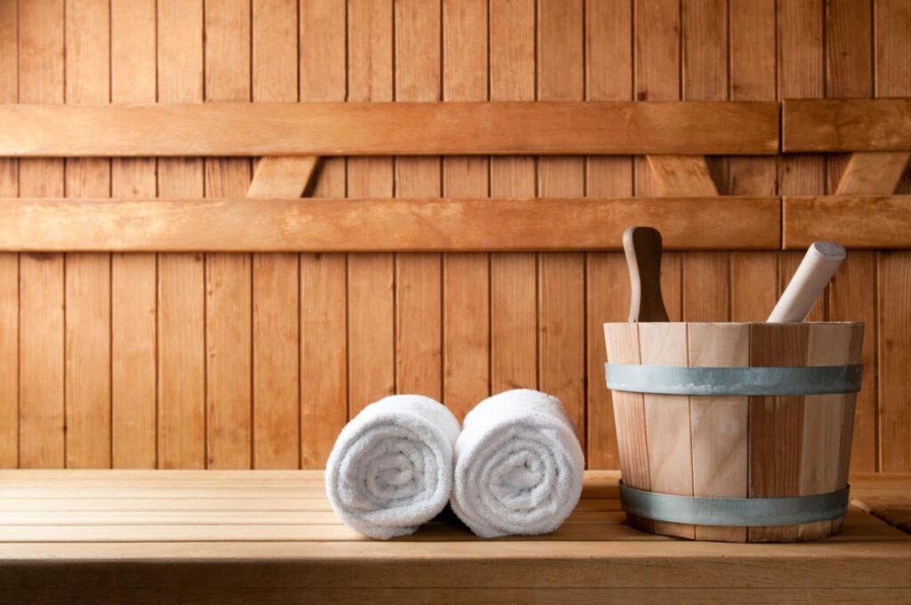 Clean Indoor Sauna