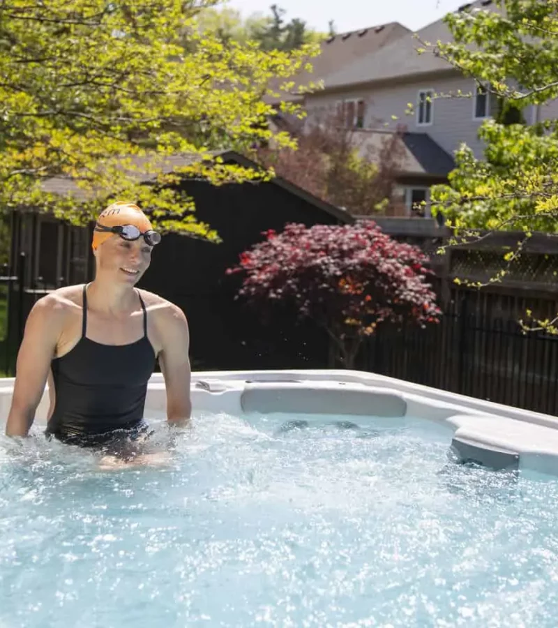 Ready For A Morning Workout In A Swimlife Spa